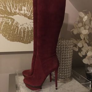 Brian Atwood Knee High Boots 😍